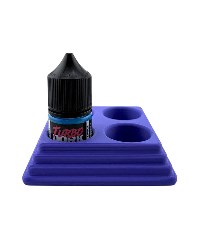 Jeff Did It - 22ml Bottle Paint Bottle Organizer Square- Compatible with Turbo Dork 22ml Bottles - Holds 4 Bottles - Manufactured in America