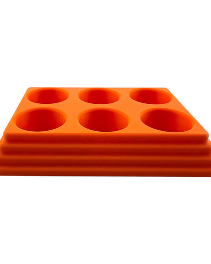 Jeff Did It - 22ml Bottle Paint Bottle Organizer - Compatible with Turbo Dork 22ml Bottles - Holds 6 Bottles - Manufactured in America