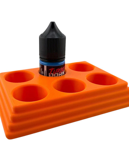 Jeff Did It - 22ml Bottle Paint Bottle Organizer - Compatible with Turbo Dork 22ml Bottles - Holds 6 Bottles - Manufactured in America