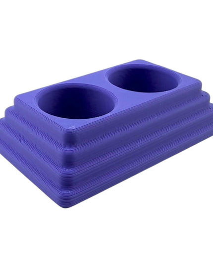 Jeff Did It - 22ml Bottle Paint Bottle Organizer - Compatible with Turbo Dork 22ml Bottles - Holds 2 Bottles - Manufactured in America