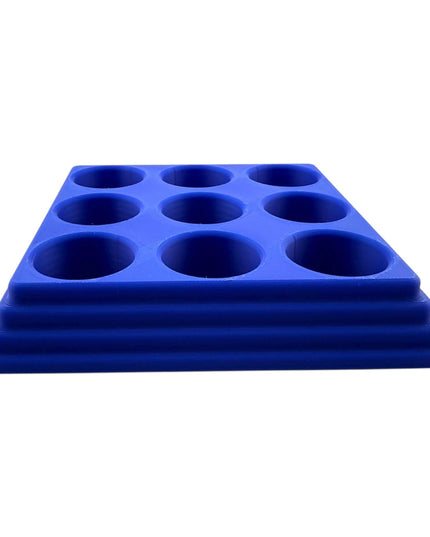Jeff Did It - 22ml Bottle Paint Bottle Organizer - Compatible with Turbo Dork 22ml Bottles - Holds 9 Bottles - Manufactured in America