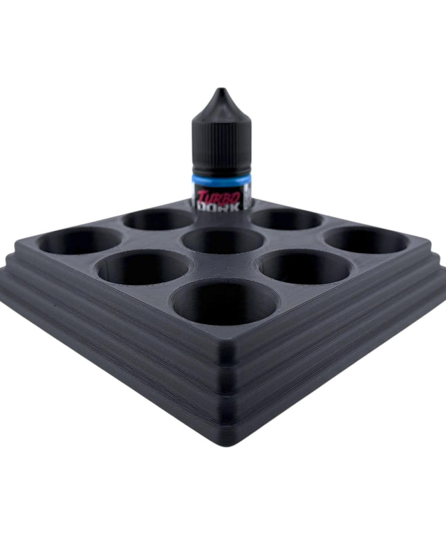 Jeff Did It - 22ml Bottle Paint Bottle Organizer - Compatible with Turbo Dork 22ml Bottles - Holds 9 Bottles - Manufactured in America
