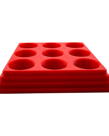 Jeff Did It - 22ml Bottle Paint Bottle Organizer - Compatible with Turbo Dork 22ml Bottles - Holds 9 Bottles - Manufactured in America