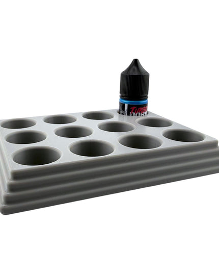 Jeff Did It - 22ml Bottle Paint Bottle Organizer - Compatible with Turbo Dork 22ml Bottles - Holds 12 Bottles - Manufactured in America