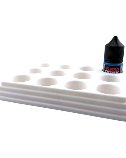 Jeff Did It - 22ml Bottle Paint Bottle Organizer - Compatible with Turbo Dork 22ml Bottles - Holds 12 Bottles - Manufactured in America
