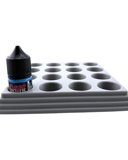 Jeff Did It - 22ml Bottle Paint Bottle Organizer - Compatible with Turbo Dork 22ml Bottles - Holds 16 Bottles - Manufactured in America