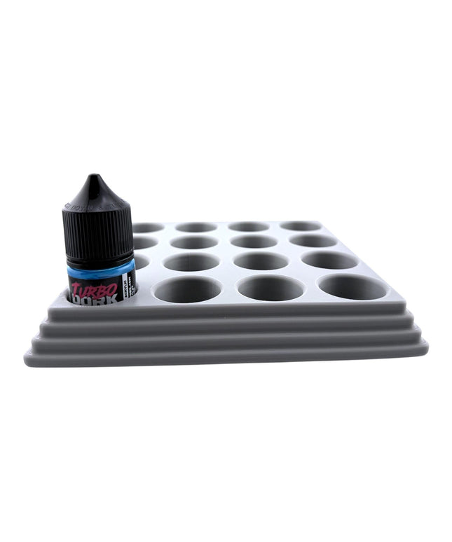 Jeff Did It - 22ml Bottle Paint Bottle Organizer - Compatible with Turbo Dork 22ml Bottles - Holds 16 Bottles - Manufactured in America