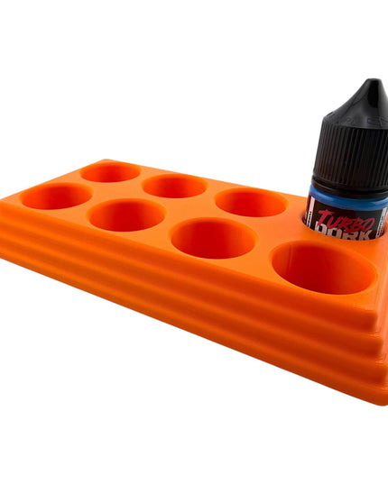 Jeff Did It - 22ml Bottle Paint Bottle Organizer - Compatible with Turbo Dork 22ml Bottles - Holds 8 Bottles - Manufactured in America