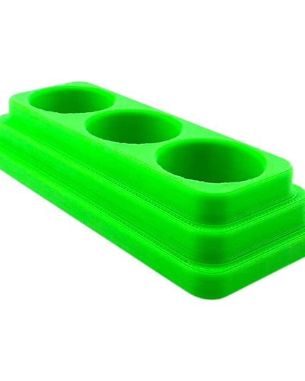 Jeff Did It - 20ml Paint Bottle Organizer - Compatible with Gaahleri Kaleido 20ml Paint Bottles - Holds 3 Bottles - Made in the USA