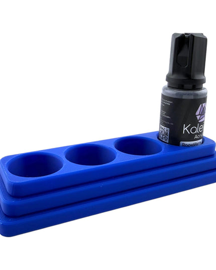 Jeff Did It - 20ml Paint Bottle Organizer Long - Compatible with Gaahleri Kaleido 20ml Paint Bottles - Holds 4 Bottles - Made in the USA