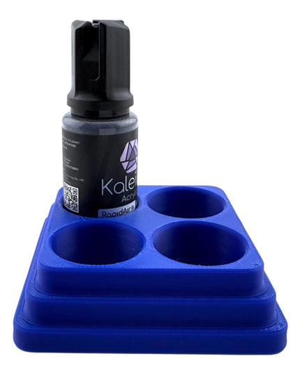 Jeff Did It - 20ml Paint Bottle Organizer Square- Compatible with Gaahleri Kaleido 20ml Paint Bottles - Holds 4 Bottles - Made in the USA