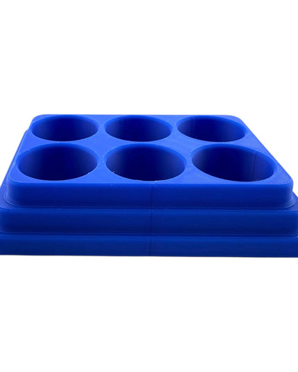 Jeff Did It - 20ml Paint Bottle Organizer - Compatible with Gaahleri Kaleido 20ml Paint Bottles - Holds 6 Bottles - Made in the USA