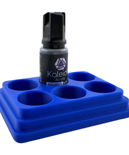 Jeff Did It - 20ml Paint Bottle Organizer - Compatible with Gaahleri Kaleido 20ml Paint Bottles - Holds 6 Bottles - Made in the USA