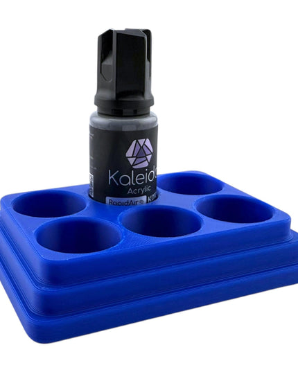 Jeff Did It - 20ml Paint Bottle Organizer - Compatible with Gaahleri Kaleido 20ml Paint Bottles - Holds 6 Bottles - Made in the USA