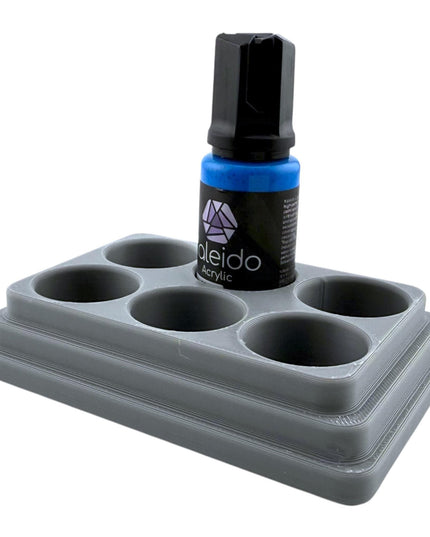 Jeff Did It - 20ml Paint Bottle Organizer - Compatible with Gaahleri Kaleido 20ml Paint Bottles - Holds 6 Bottles - Made in the USA