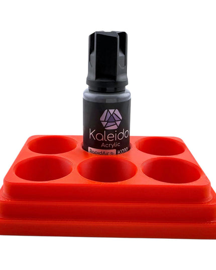 Jeff Did It - 20ml Paint Bottle Organizer - Compatible with Gaahleri Kaleido 20ml Paint Bottles - Holds 6 Bottles - Made in the USA