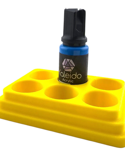 Jeff Did It - 20ml Paint Bottle Organizer - Compatible with Gaahleri Kaleido 20ml Paint Bottles - Holds 6 Bottles - Made in the USA
