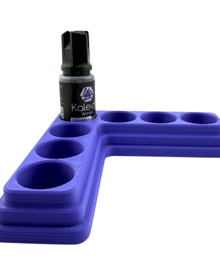 Jeff Did It - 20ml Paint Bottle Organizer - Compatible with Gaahleri Kaleido 20ml Paint Bottles - Holds 7 Bottles - Made in the USA
