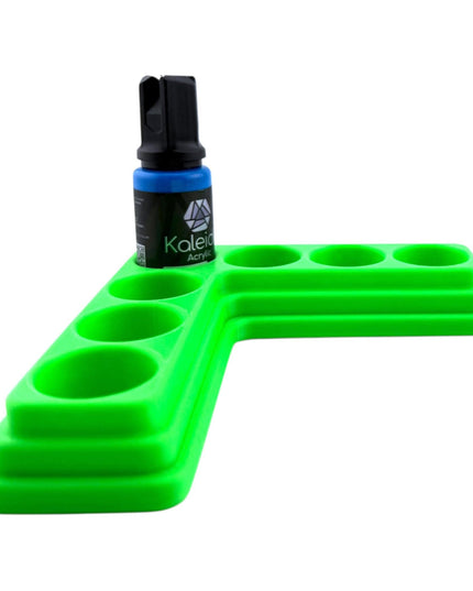 Jeff Did It - 20ml Paint Bottle Organizer - Compatible with Gaahleri Kaleido 20ml Paint Bottles - Holds 7 Bottles - Made in the USA