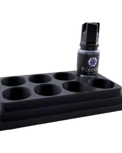 Jeff Did It - 20ml Paint Bottle Organizer - Compatible with Gaahleri Kaleido 20ml Paint Bottles - Holds 8 Bottles - Made in the USA
