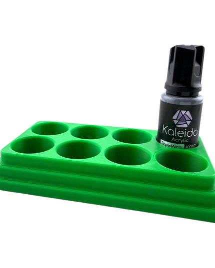 Jeff Did It - 20ml Paint Bottle Organizer - Compatible with Gaahleri Kaleido 20ml Paint Bottles - Holds 8 Bottles - Made in the USA