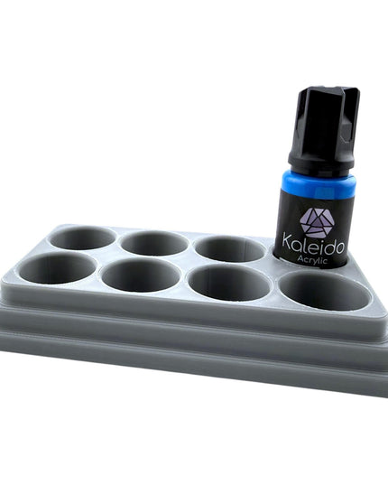 Jeff Did It - 20ml Paint Bottle Organizer - Compatible with Gaahleri Kaleido 20ml Paint Bottles - Holds 8 Bottles - Made in the USA