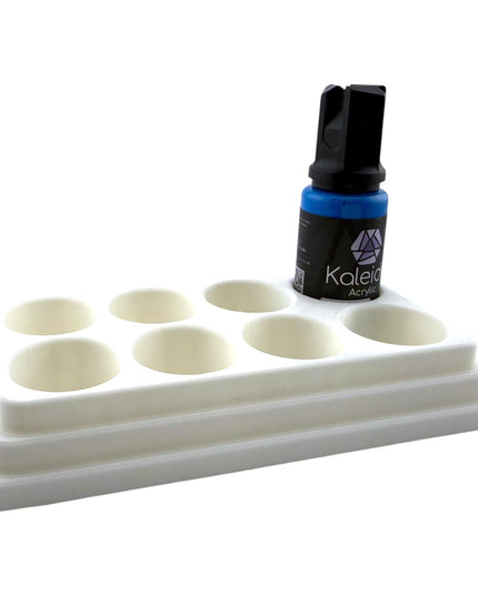 Jeff Did It - 20ml Paint Bottle Organizer - Compatible with Gaahleri Kaleido 20ml Paint Bottles - Holds 8 Bottles - Made in the USA