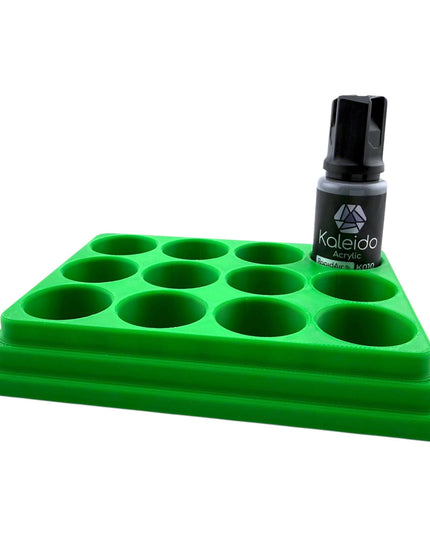 Jeff Did It - 20ml Paint Bottle Organizer - Compatible with Gaahleri Kaleido 20ml Paint Bottles - Holds 12 Bottles - Made in the USA