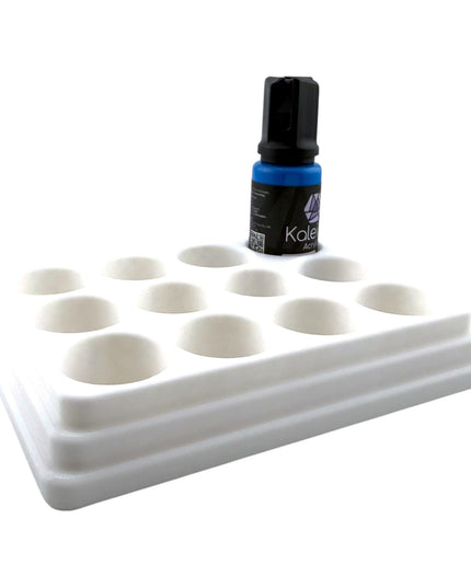 Jeff Did It - 20ml Paint Bottle Organizer - Compatible with Gaahleri Kaleido 20ml Paint Bottles - Holds 12 Bottles - Made in the USA