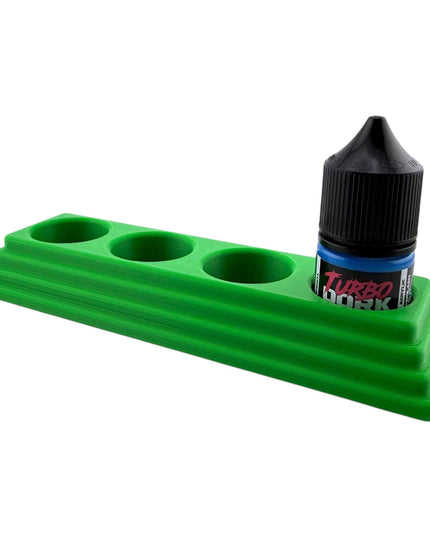 Jeff Did It - 22ml Bottle Paint Bottle Organizer Long - Compatible with Turbo Dork 22ml Bottles - Holds 4 Bottles - Manufactured in America