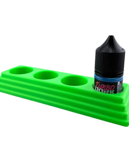 Jeff Did It - 22ml Bottle Paint Bottle Organizer Long - Compatible with Turbo Dork 22ml Bottles - Holds 4 Bottles - Manufactured in America