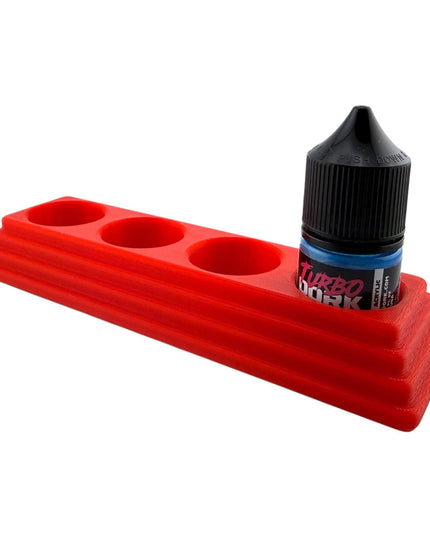 Jeff Did It - 22ml Bottle Paint Bottle Organizer Long - Compatible with Turbo Dork 22ml Bottles - Holds 4 Bottles - Manufactured in America