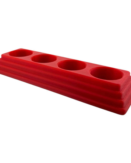 Jeff Did It - 22ml Bottle Paint Bottle Organizer Long - Compatible with Turbo Dork 22ml Bottles - Holds 4 Bottles - Manufactured in America