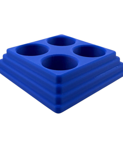 Jeff Did It - 22ml Bottle Paint Bottle Organizer Square- Compatible with Turbo Dork 22ml Bottles - Holds 4 Bottles - Manufactured in America