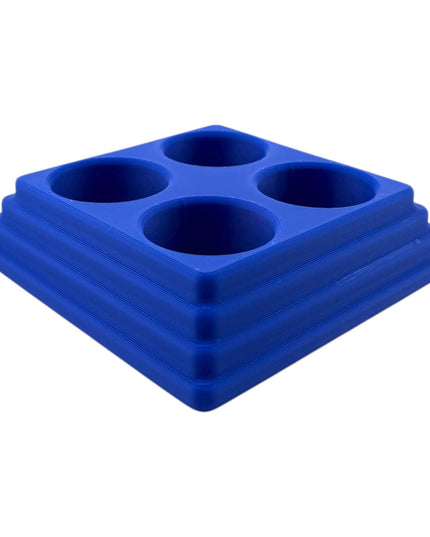Jeff Did It - 22ml Bottle Paint Bottle Organizer Square- Compatible with Turbo Dork 22ml Bottles - Holds 4 Bottles - Manufactured in America