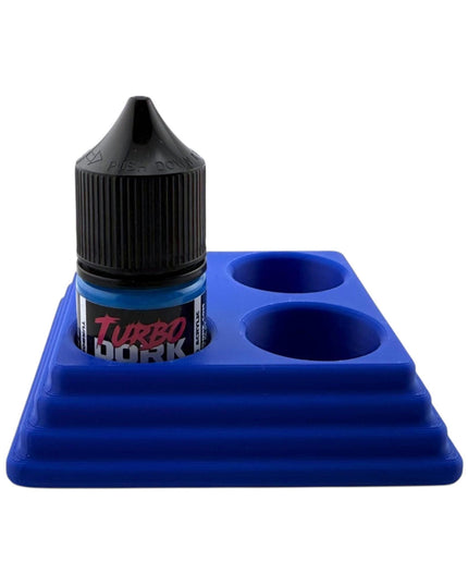 Jeff Did It - 22ml Bottle Paint Bottle Organizer Square- Compatible with Turbo Dork 22ml Bottles - Holds 4 Bottles - Manufactured in America