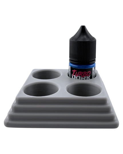 Jeff Did It - 22ml Bottle Paint Bottle Organizer Square- Compatible with Turbo Dork 22ml Bottles - Holds 4 Bottles - Manufactured in America