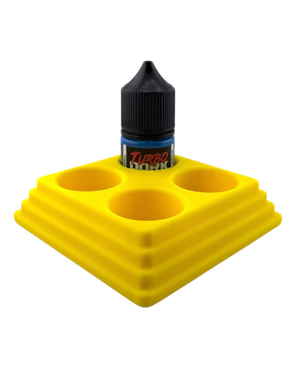 Jeff Did It - 22ml Bottle Paint Bottle Organizer Square- Compatible with Turbo Dork 22ml Bottles - Holds 4 Bottles - Manufactured in America