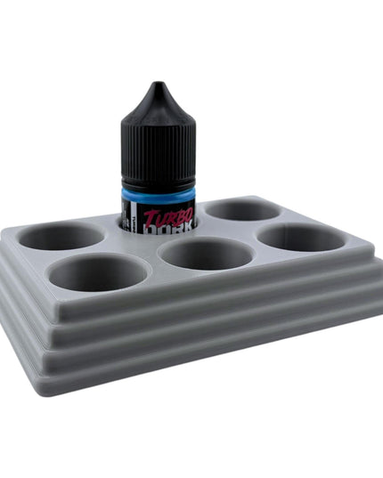 Jeff Did It - 22ml Bottle Paint Bottle Organizer - Compatible with Turbo Dork 22ml Bottles - Holds 6 Bottles - Manufactured in America