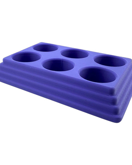 Jeff Did It - 22ml Bottle Paint Bottle Organizer - Compatible with Turbo Dork 22ml Bottles - Holds 6 Bottles - Manufactured in America