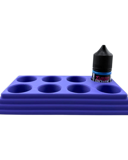 Jeff Did It - 22ml Bottle Paint Bottle Organizer - Compatible with Turbo Dork 22ml Bottles - Holds 8 Bottles - Manufactured in America