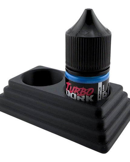 Jeff Did It - 22ml Bottle Paint Bottle Organizer - Compatible with Turbo Dork 22ml Bottles - Holds 2 Bottles - Manufactured in America