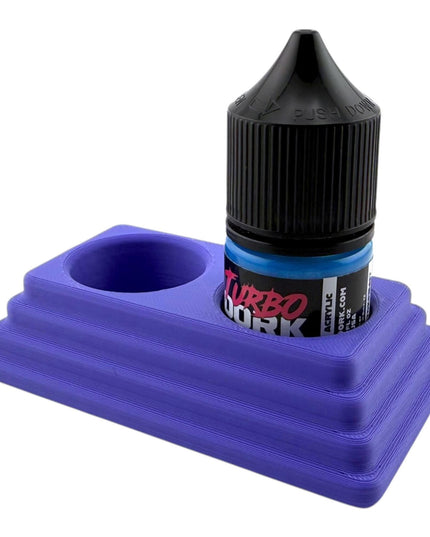 Jeff Did It - 22ml Bottle Paint Bottle Organizer - Compatible with Turbo Dork 22ml Bottles - Holds 2 Bottles - Manufactured in America