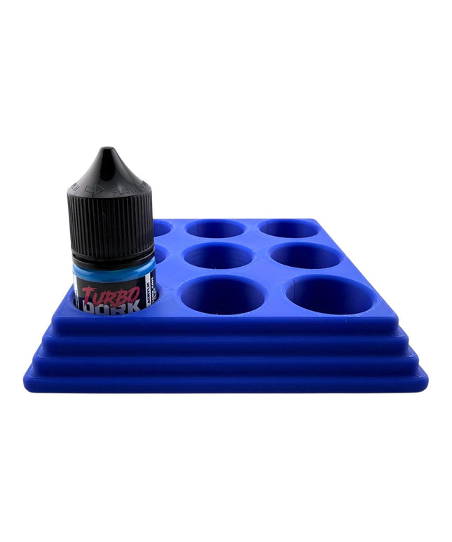 Jeff Did It - 22ml Bottle Paint Bottle Organizer - Compatible with Turbo Dork 22ml Bottles - Holds 9 Bottles - Manufactured in America