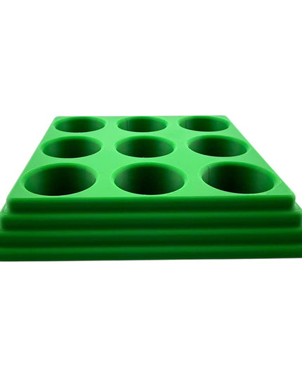 Jeff Did It - 22ml Bottle Paint Bottle Organizer - Compatible with Turbo Dork 22ml Bottles - Holds 9 Bottles - Manufactured in America