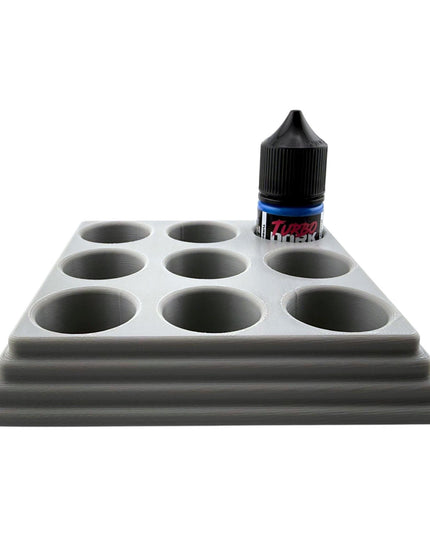Jeff Did It - 22ml Bottle Paint Bottle Organizer - Compatible with Turbo Dork 22ml Bottles - Holds 9 Bottles - Manufactured in America