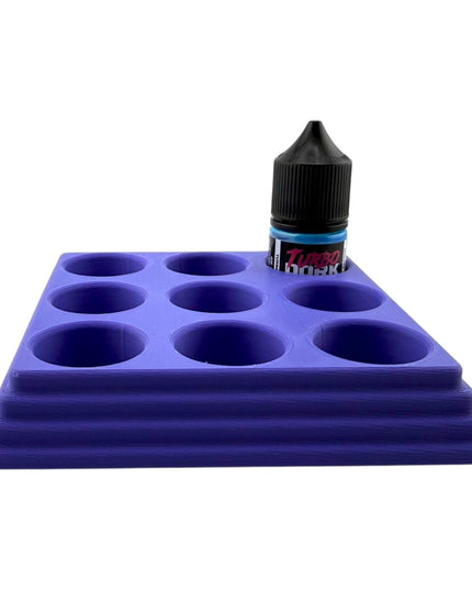 Jeff Did It - 22ml Bottle Paint Bottle Organizer - Compatible with Turbo Dork 22ml Bottles - Holds 9 Bottles - Manufactured in America