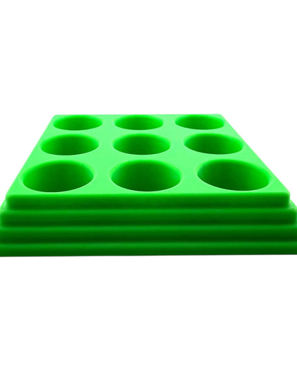 Jeff Did It - 22ml Bottle Paint Bottle Organizer - Compatible with Turbo Dork 22ml Bottles - Holds 9 Bottles - Manufactured in America