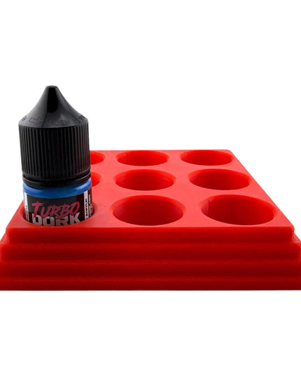 Jeff Did It - 22ml Bottle Paint Bottle Organizer - Compatible with Turbo Dork 22ml Bottles - Holds 9 Bottles - Manufactured in America