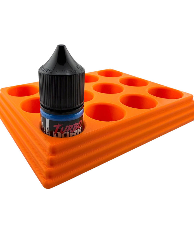 Jeff Did It - 22ml Bottle Paint Bottle Organizer - Compatible with Turbo Dork 22ml Bottles - Holds 12 Bottles - Manufactured in America